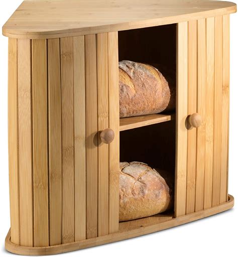 wooden bread boxes